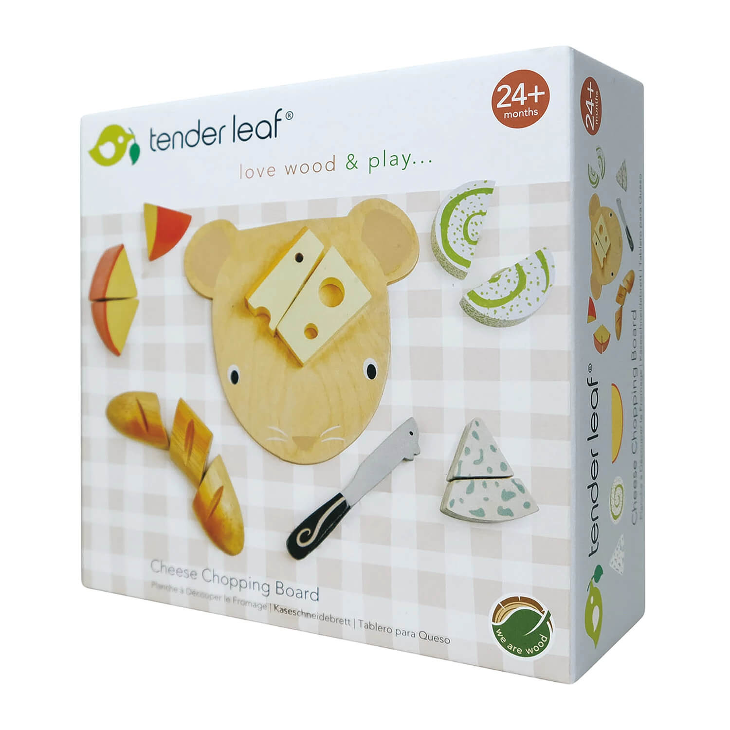 Tender Leaf Kinder Schneidebrett Käse