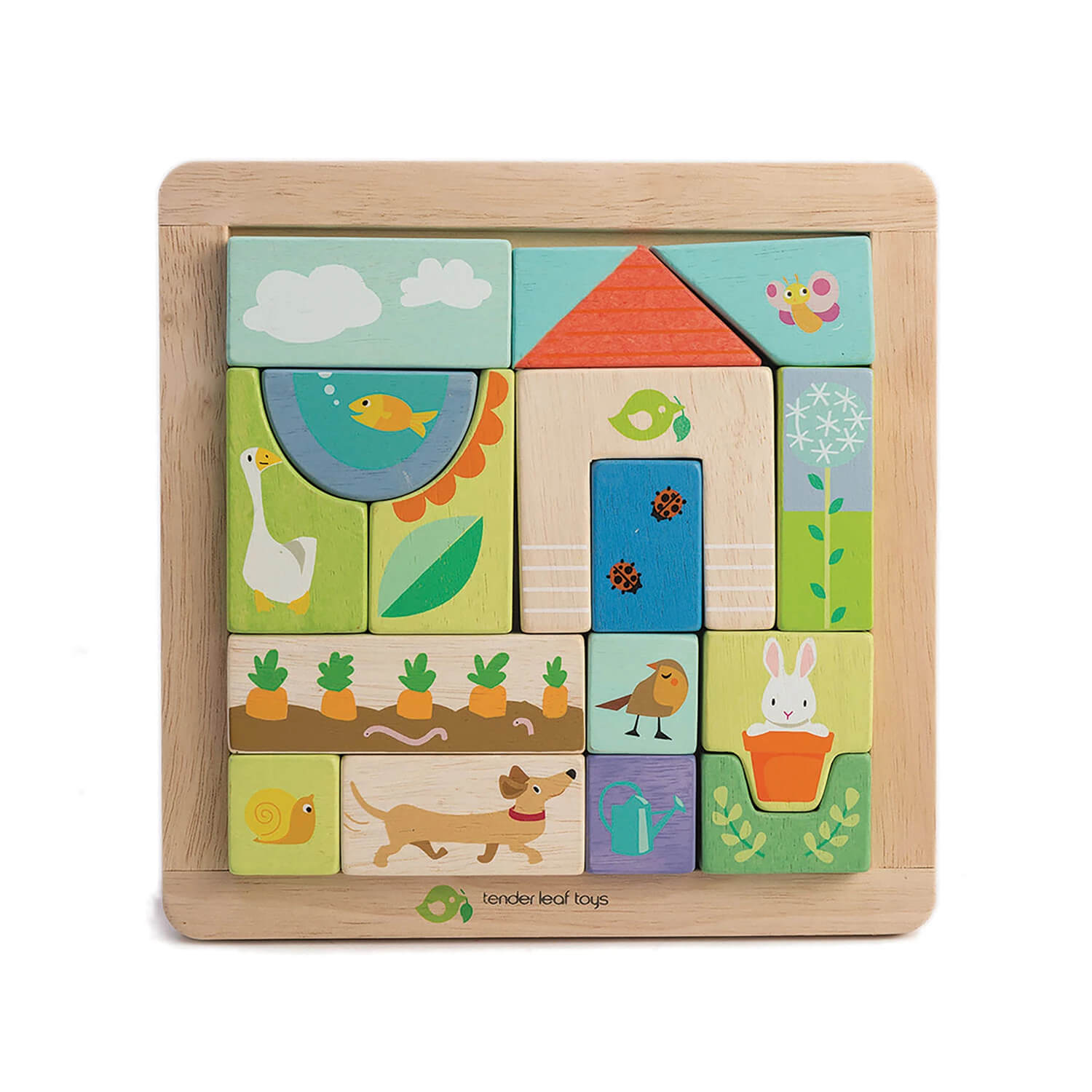 Tender Leaf Würfelpuzzle (17 Teile)