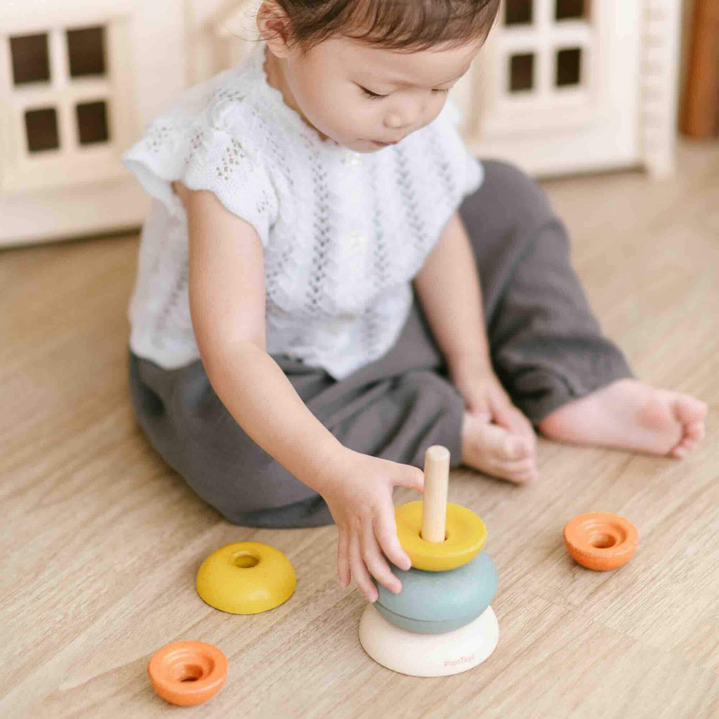 PlanToys Stapelturm Ringe