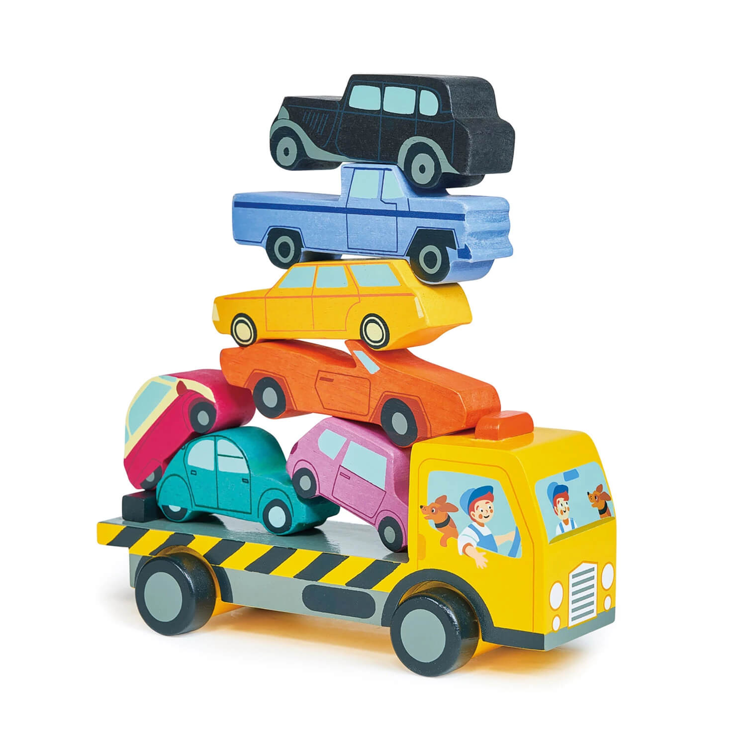 Tender Leaf Stapelspiel Autotransporter