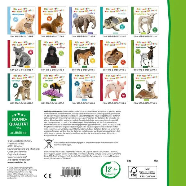 Hör mal rein, wer kann das sein? – Bauernhoftiere