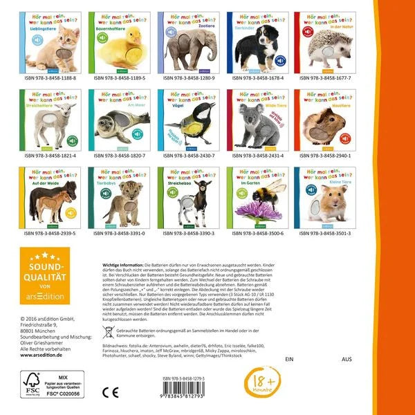 Hör mal rein, wer kann das sein? – Waldtiere