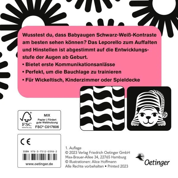Erste Bilder für Babyaugen. 0-3 Monate