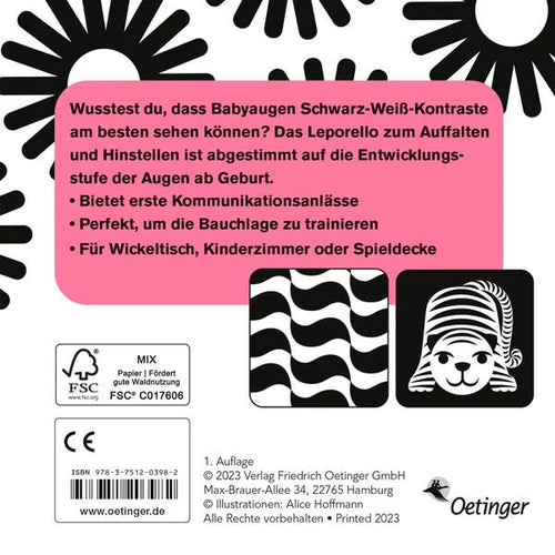 Erste Bilder für Babyaugen. 0-3 Monate