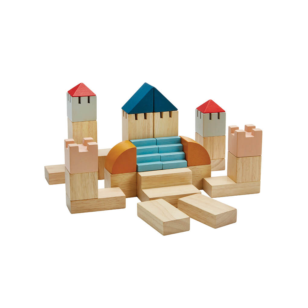 PlanToys Holz Bauklötze Burg