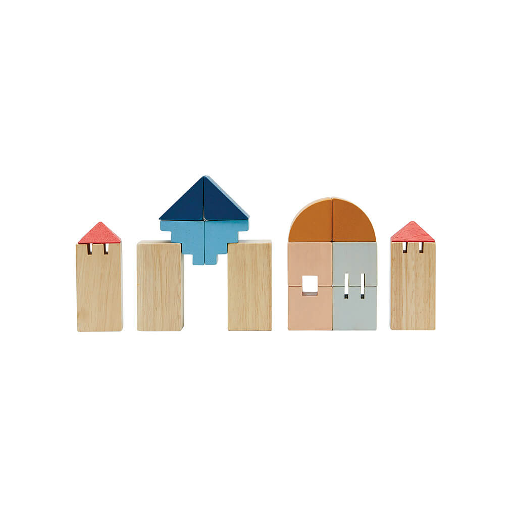 PlanToys Holz Bauklötze Burg