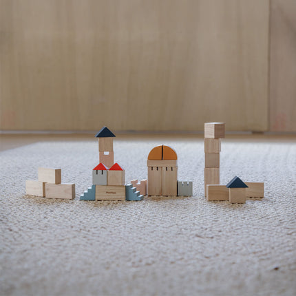 PlanToys Holz Bauklötze Burg