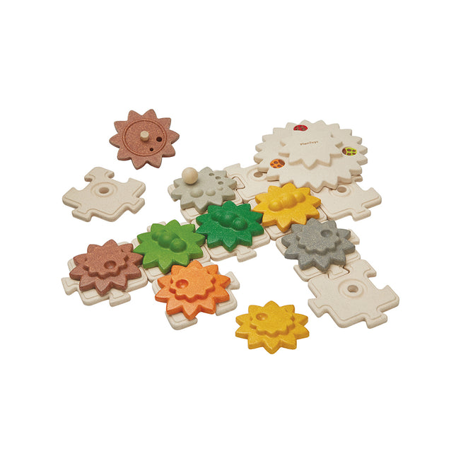 PlanToys Kinderpuzzle Getriebe Puzzle aus Holz