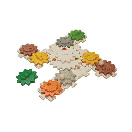 PlanToys Kinderpuzzle Getriebe Puzzle aus Holz
