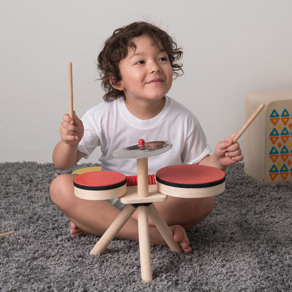 PlanToys Musikband Schlagzeug - Heldenspielzeug