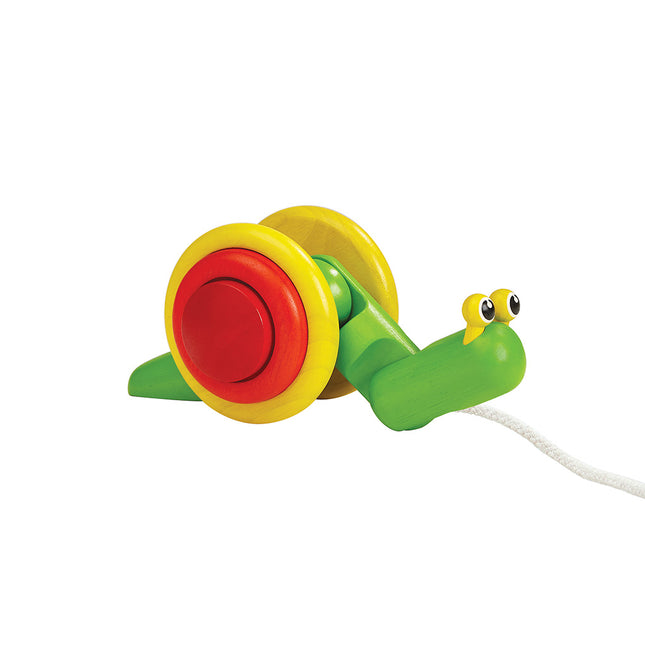 PlanToys Nachziehtier Schnecke