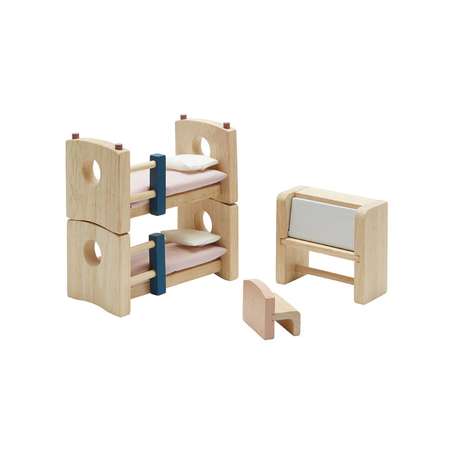 PlanToys Puppenhausmöbel Kinderzimmer Orchard