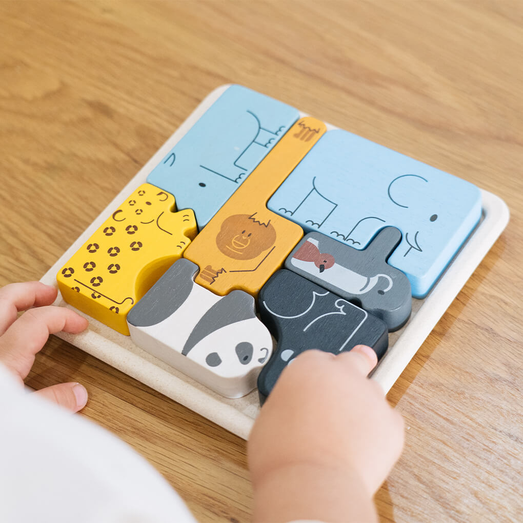 PlanToys Rahmen Puzzle - Heldenspielzeug