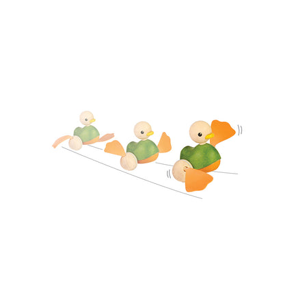 PlanToys Schiebetier Schiebeente