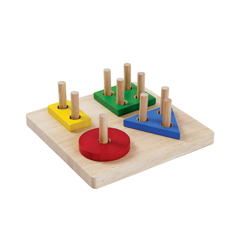 PlanToys Sortierbrett GEO Formen - Heldenspielzeug