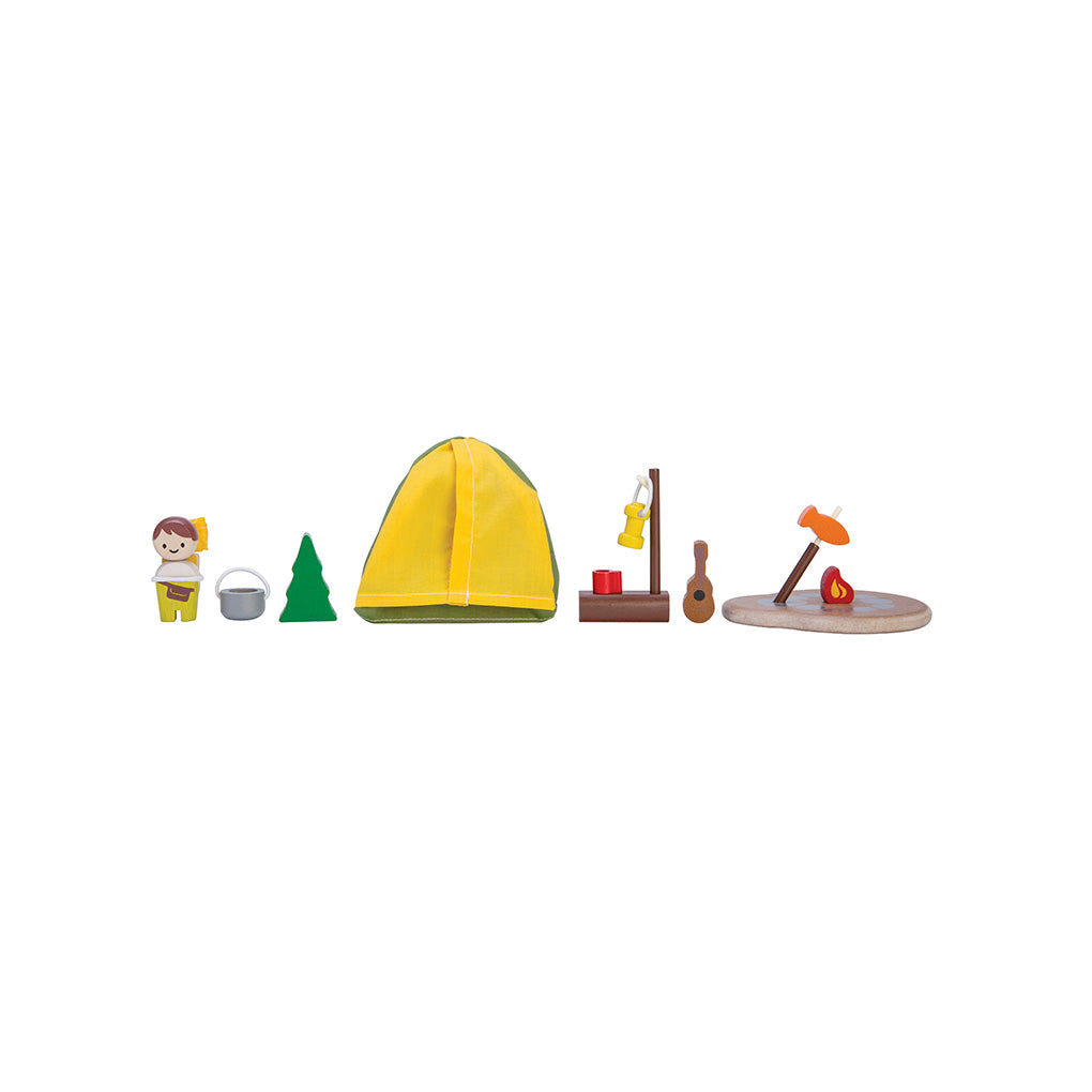 PlanToys Spielwelt Camping Set - Heldenspielzeug