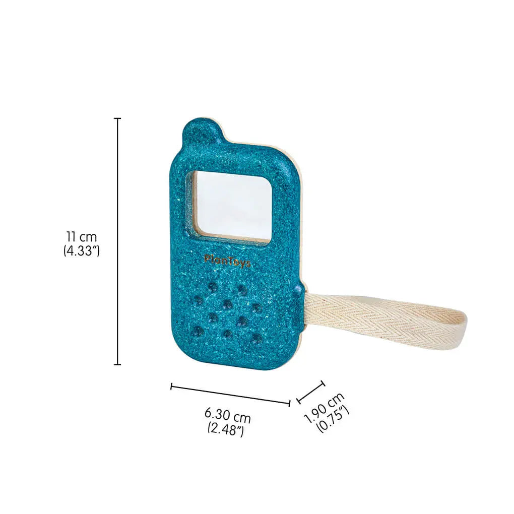 PlanToys Spielzeug Handy aus Holz - Heldenspielzeug