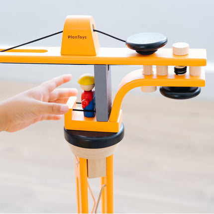 PlanToys Spielzeug Kran Set