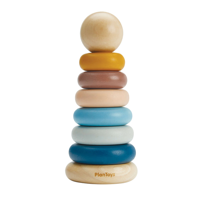PlanToys Stapelturm Holz