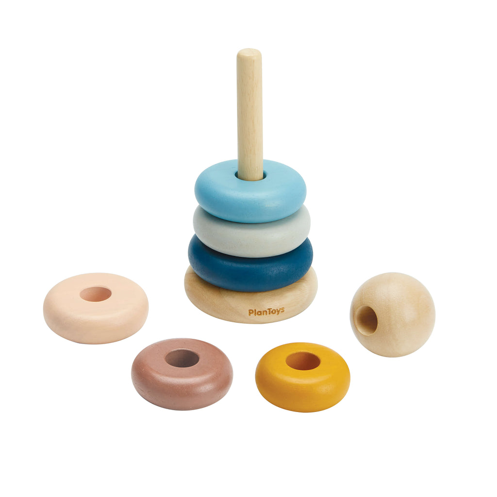 PlanToys Stapelturm Holz