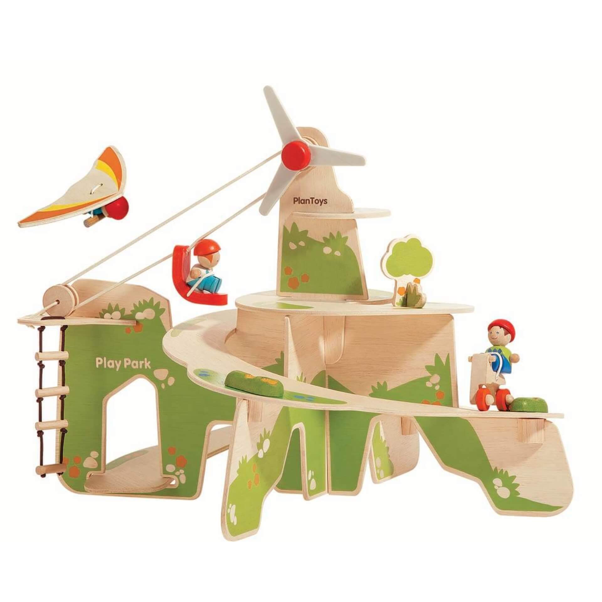 PlanToys Vergnügungspark Freizeitpark - Heldenspielzeug