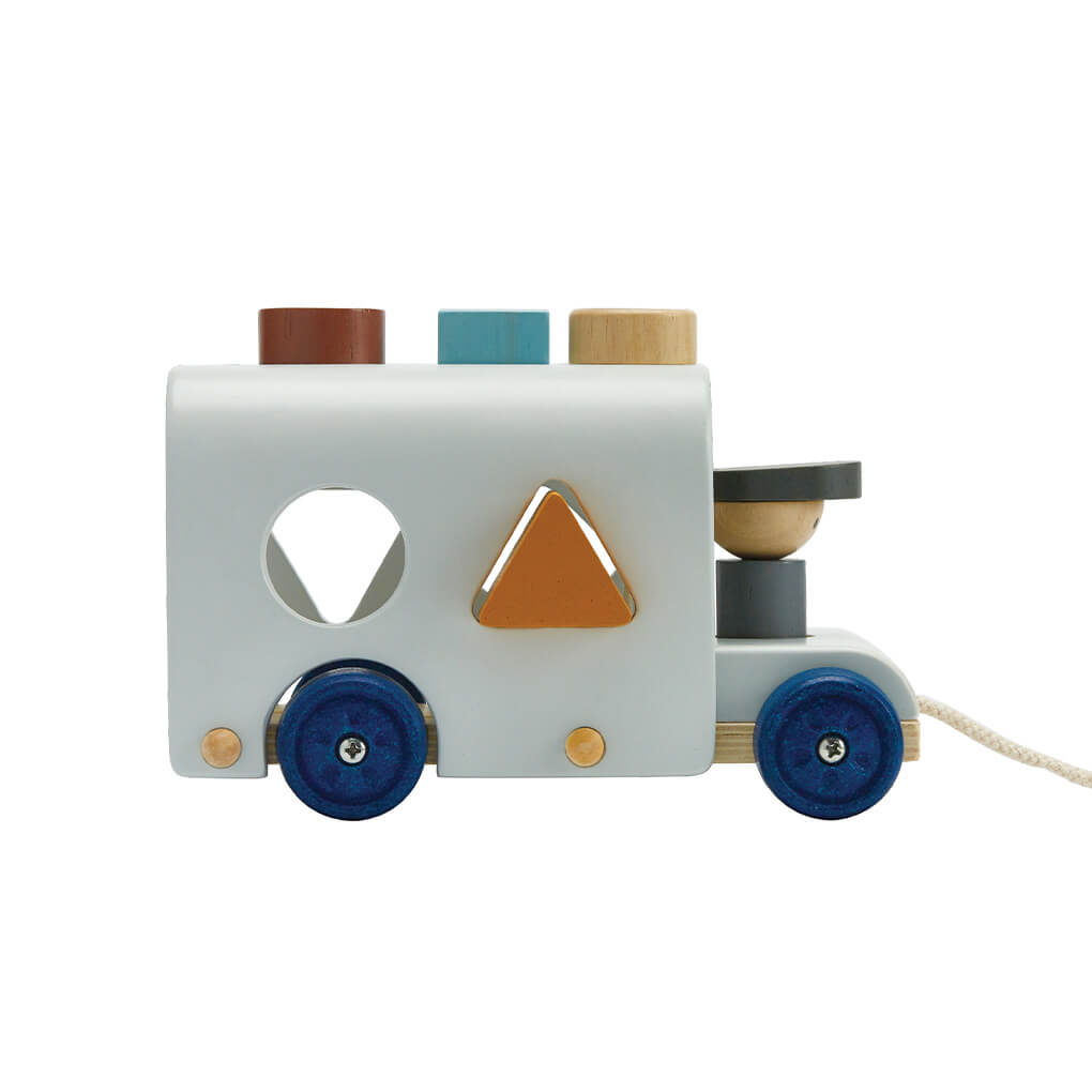 PlanToys Zieh- & Sortierspiel Bus