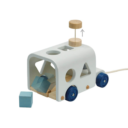 PlanToys Zieh- & Sortierspiel Bus