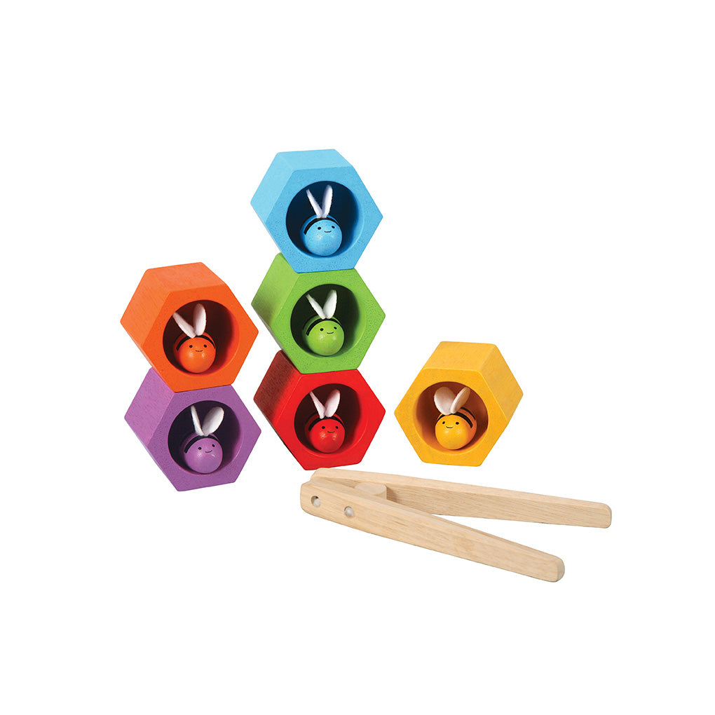 PlanToys Bienenwaben Geschicklichkeitsspiel - Heldenspielzeug