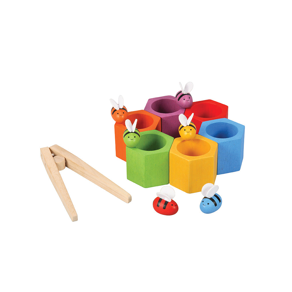 PlanToys Bienenwaben Geschicklichkeitsspiel - Heldenspielzeug