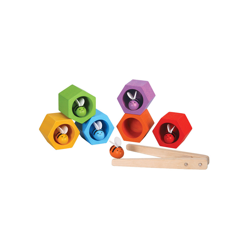 PlanToys Bienenwaben Geschicklichkeitsspiel - Heldenspielzeug