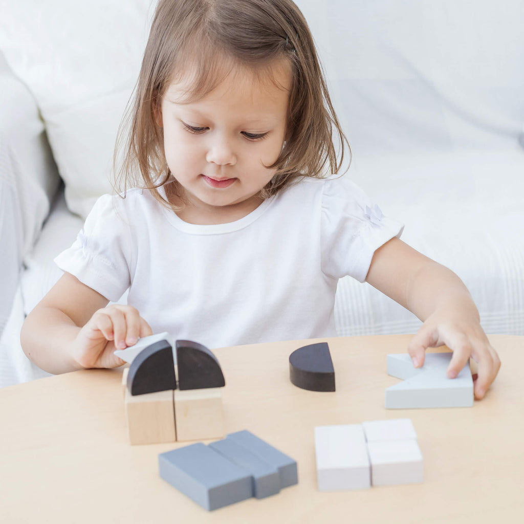 PlanToys Formen legen Geometrische Formen Holz - Heldenspielzeug