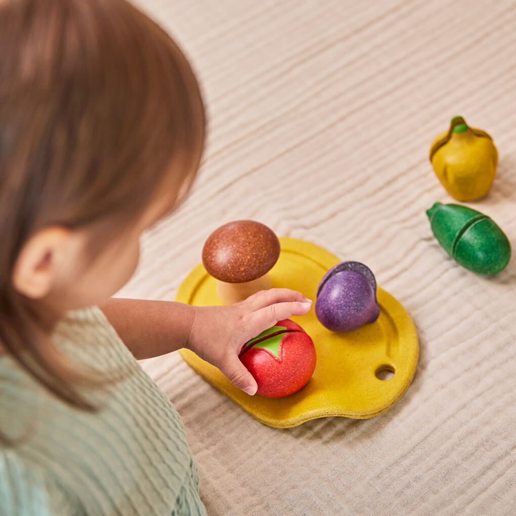 PlanToys Gemüse Schneiden Lernobst - Heldenspielzeug