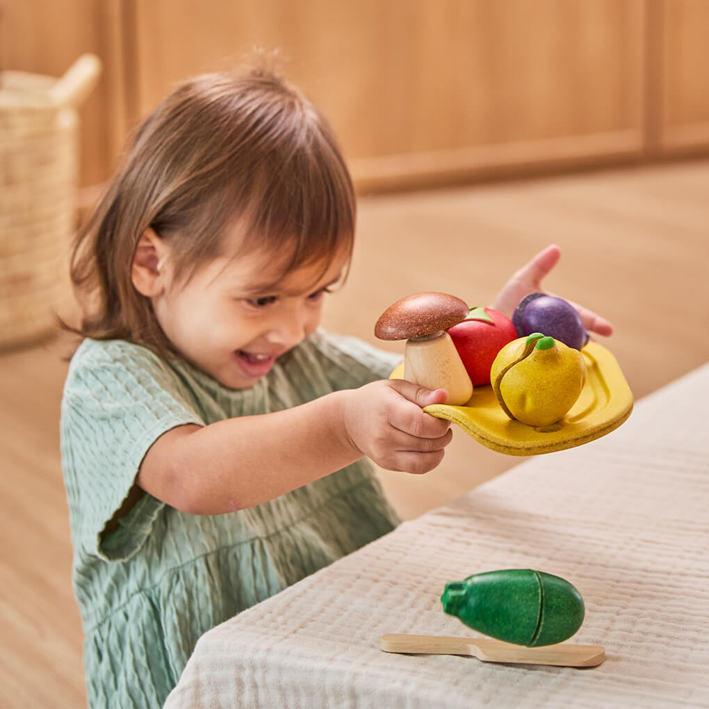 PlanToys Gemüse Schneiden Lernobst - Heldenspielzeug