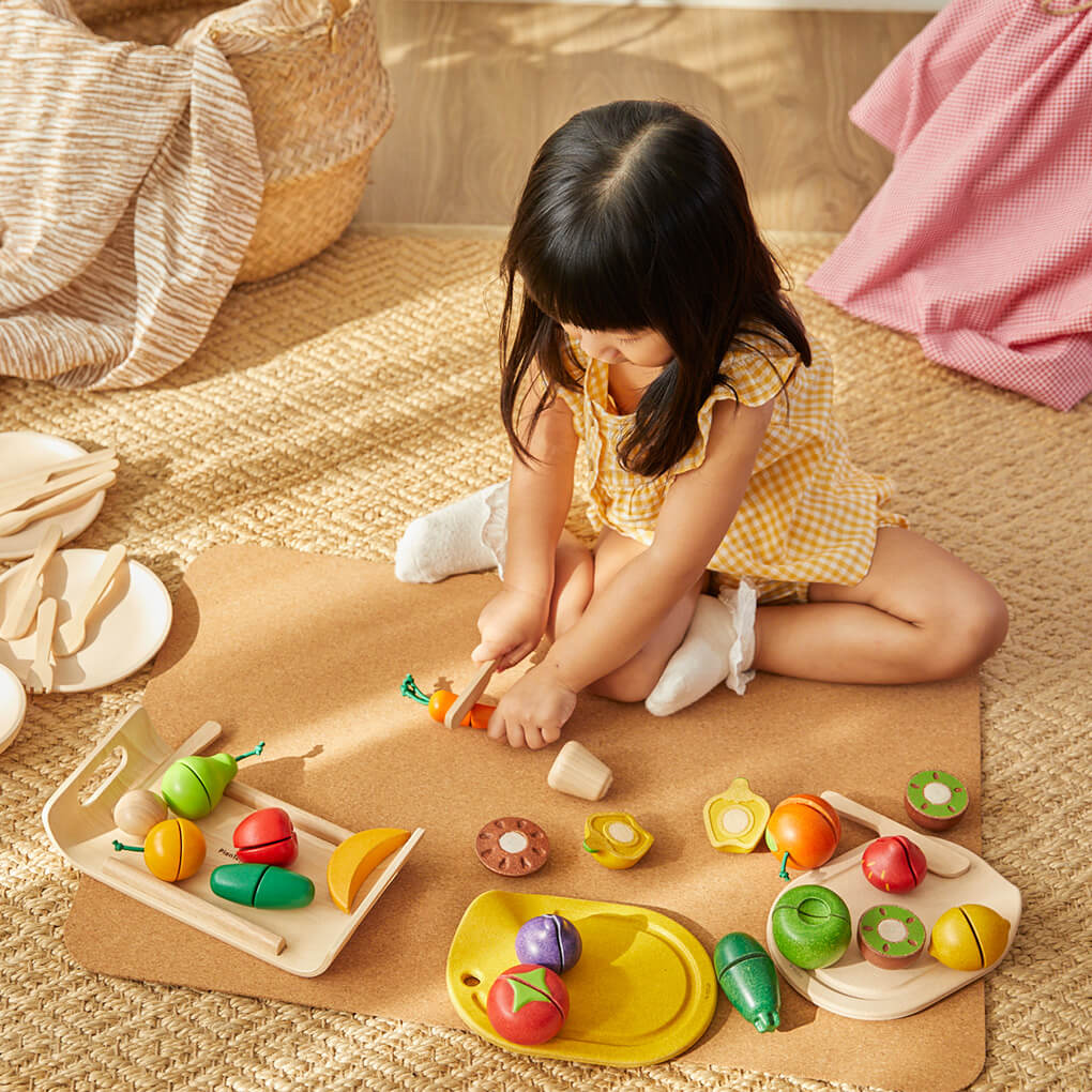PlanToys Gemüse Schneiden Lernobst - Heldenspielzeug