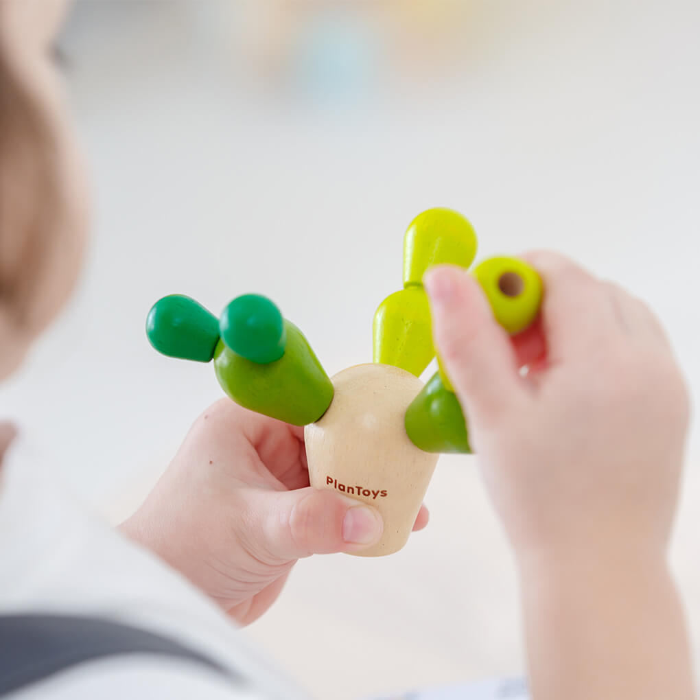 PlanToys Kaktus Balancierspiel Klein - Heldenspielzeug