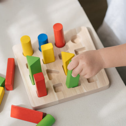 PlanToys Lernspiel Geometrie Stifte