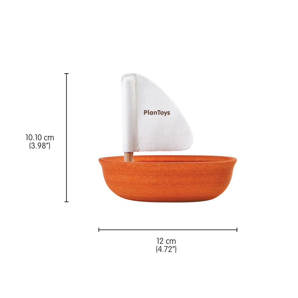 PlanToys Segelboot Badewannenspielzeug - Heldenspielzeug