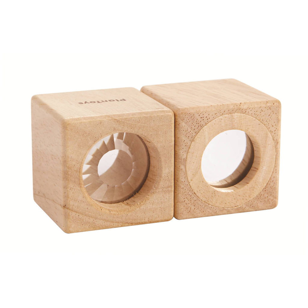 PlanToys Sinnesblöcke aus Holz - Heldenspielzeug