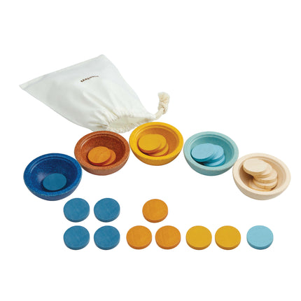 PlanToys Sortieren & Zählen Spielen - Heldenspielzeug