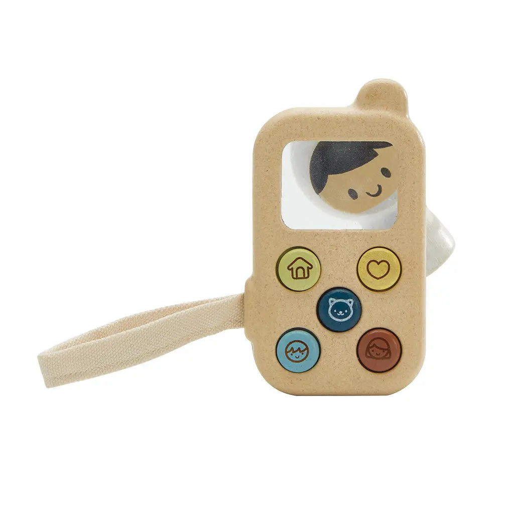 PlanToys Spielzeug Handy aus Holz - Heldenspielzeug