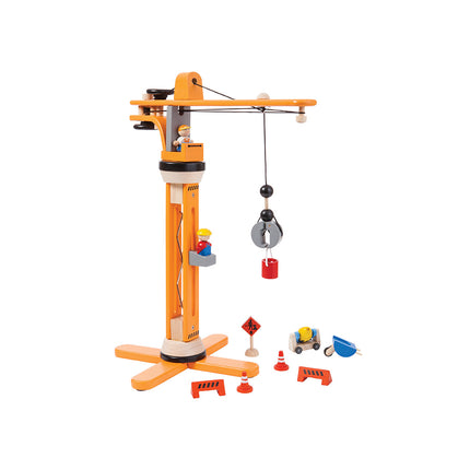 PlanToys Spielzeug Kran Set
