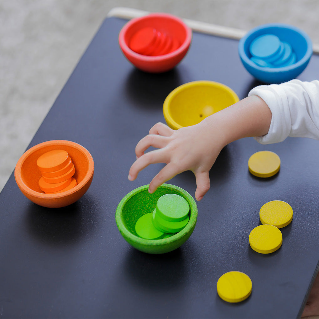 PlanToys Sortieren & Zählen Spielen - Heldenspielzeug