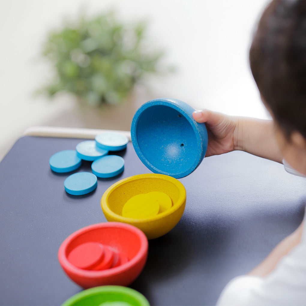 PlanToys Sortieren & Zählen Spielen - Heldenspielzeug