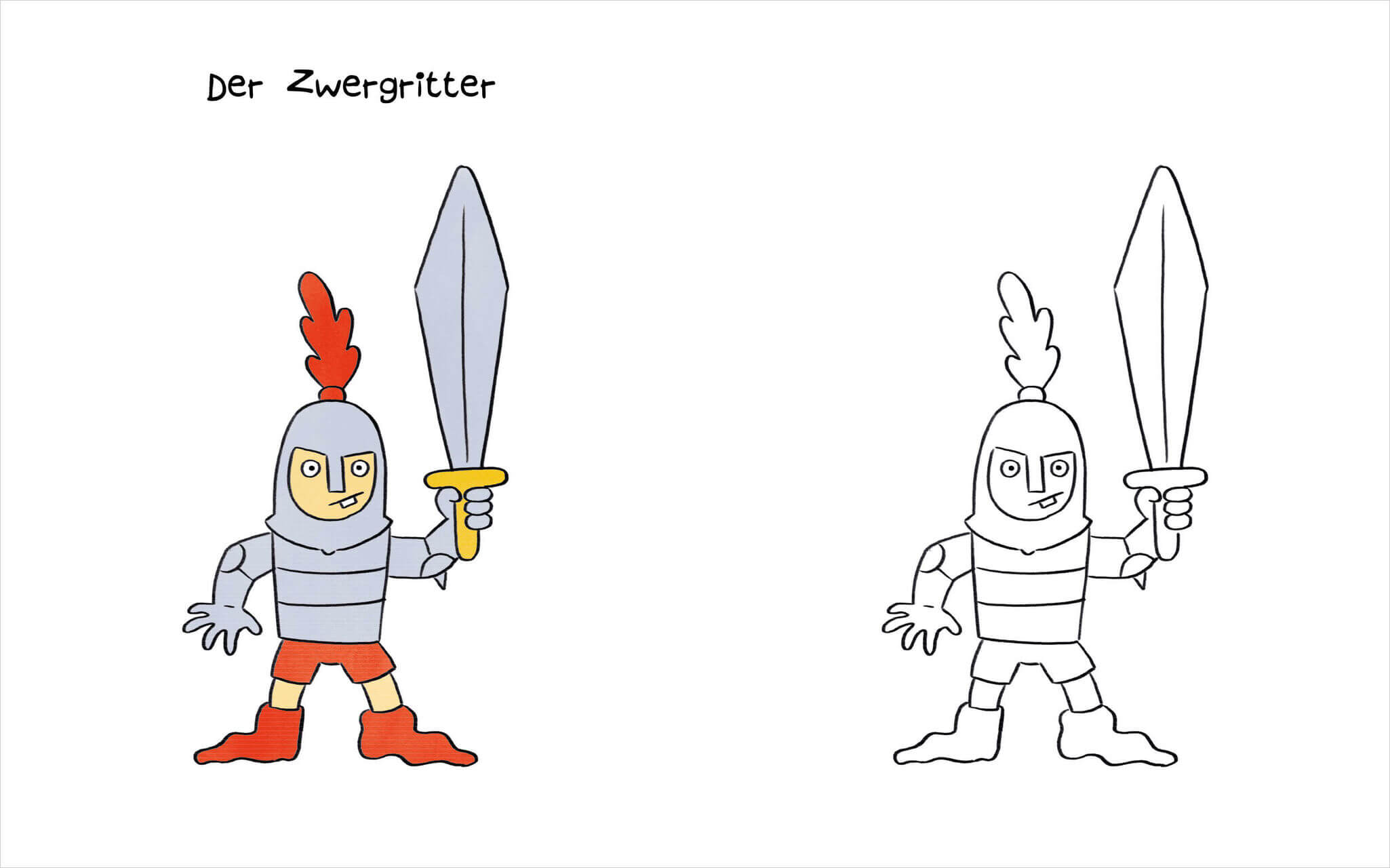 Schüttel den Apfelbaum Malbuch