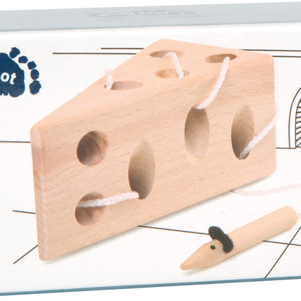 Small Foot Fädelspiel Käse und Maus