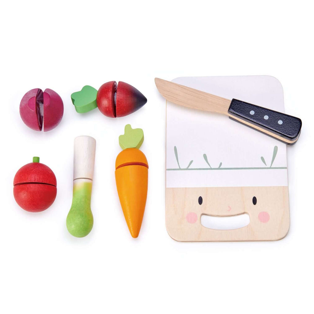 Tender leaf Toys - Schneidebrett & Gemüse