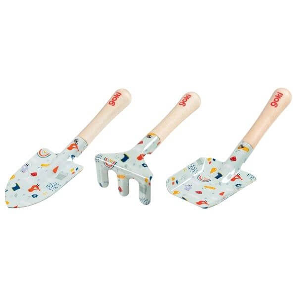 Goki Gartenwerkzeug Set für Kinder "Frühling"